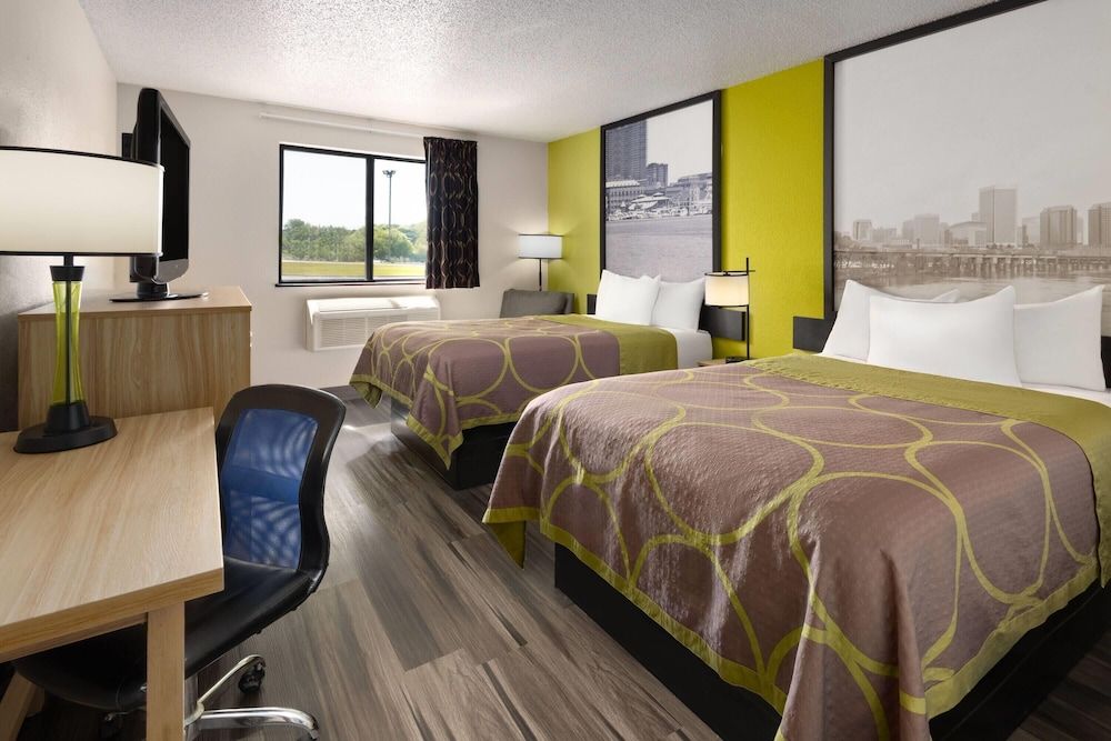 Double Room, 2 Double Beds, Smoking