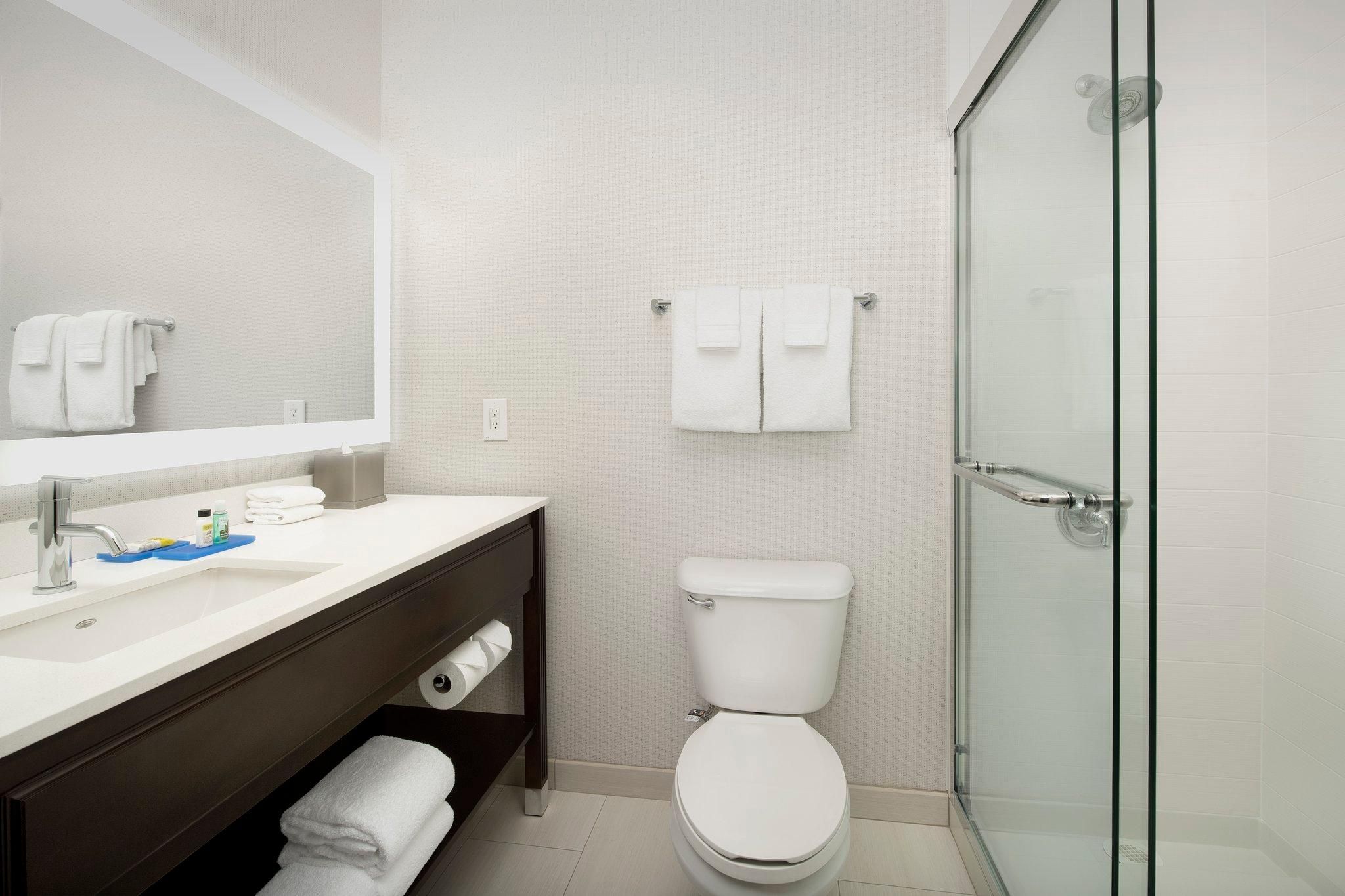 2 Queen Beds 1 Bedroom Suite Walk In Shower
