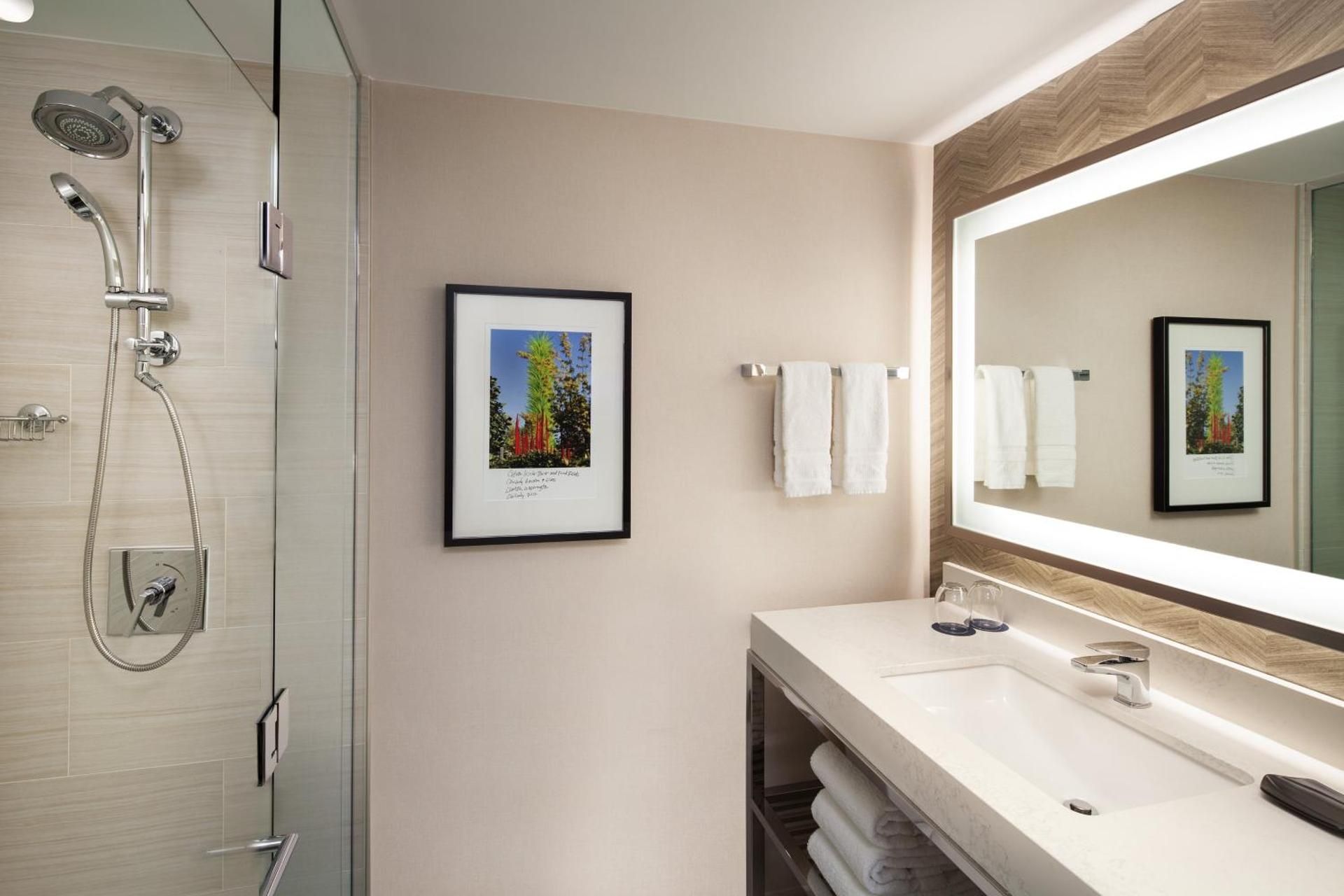 Deluxe Grand Double Room with Two Double Beds and City View - Hearing Accessible