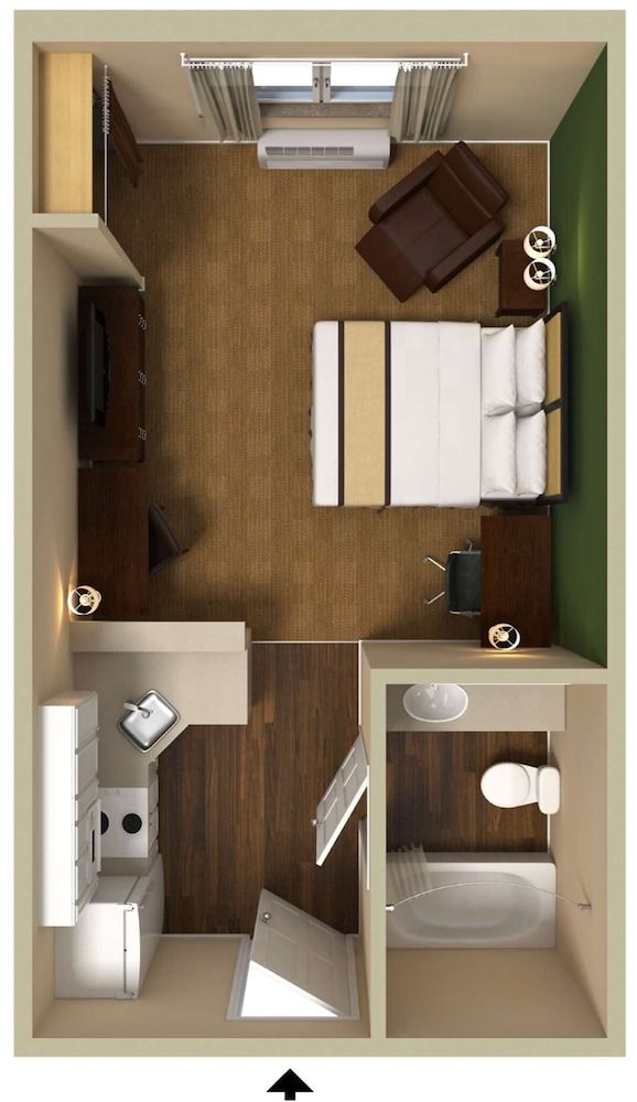 Extended Stay America Suites Tacoma South Studio, 1 Queen Bed, Non Smoking 3