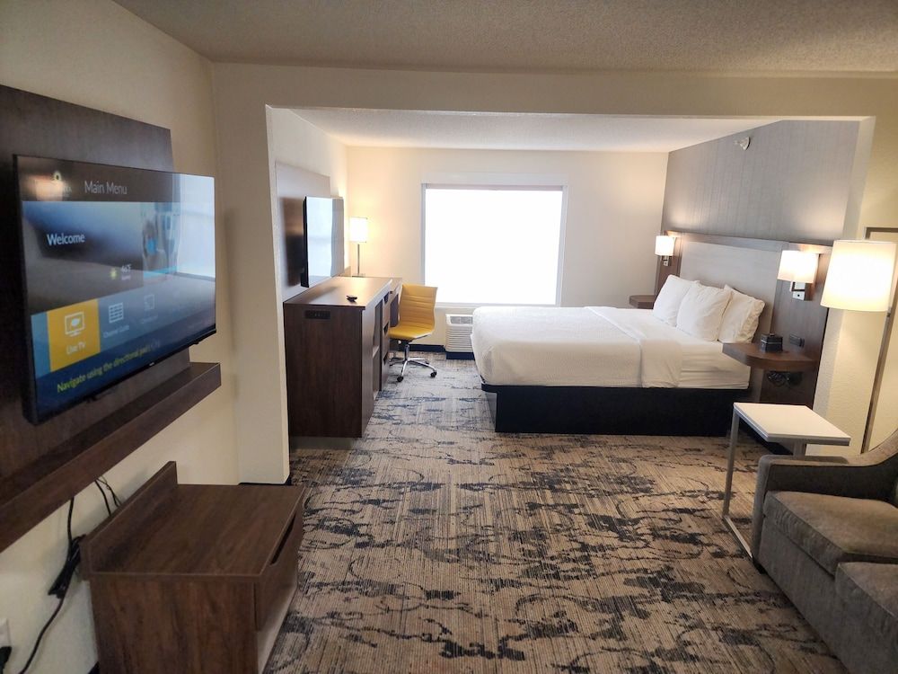 Room, 1 King Bed, Accessible, Non Smoking (Mobility/Hearing, tub w grab bars)