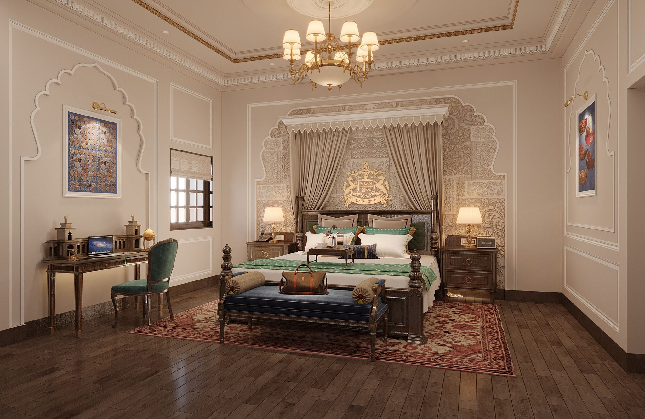 Grand Luxury Twin Bed Room