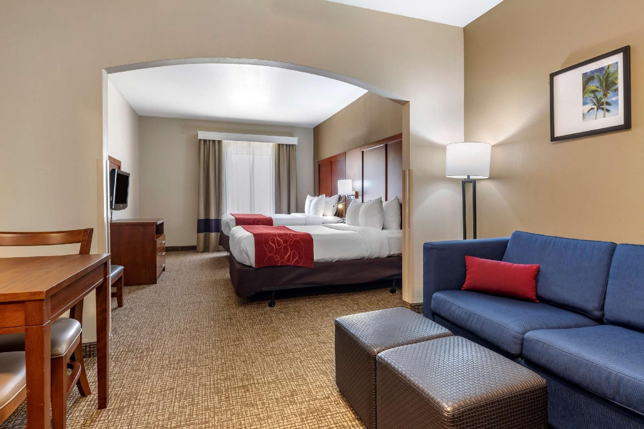2 Queen Beds, Suite, Non-smoking, Accessible
