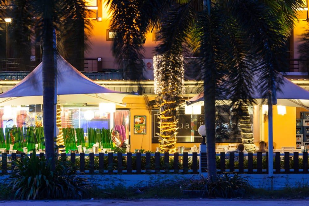 Front of property - evening/night