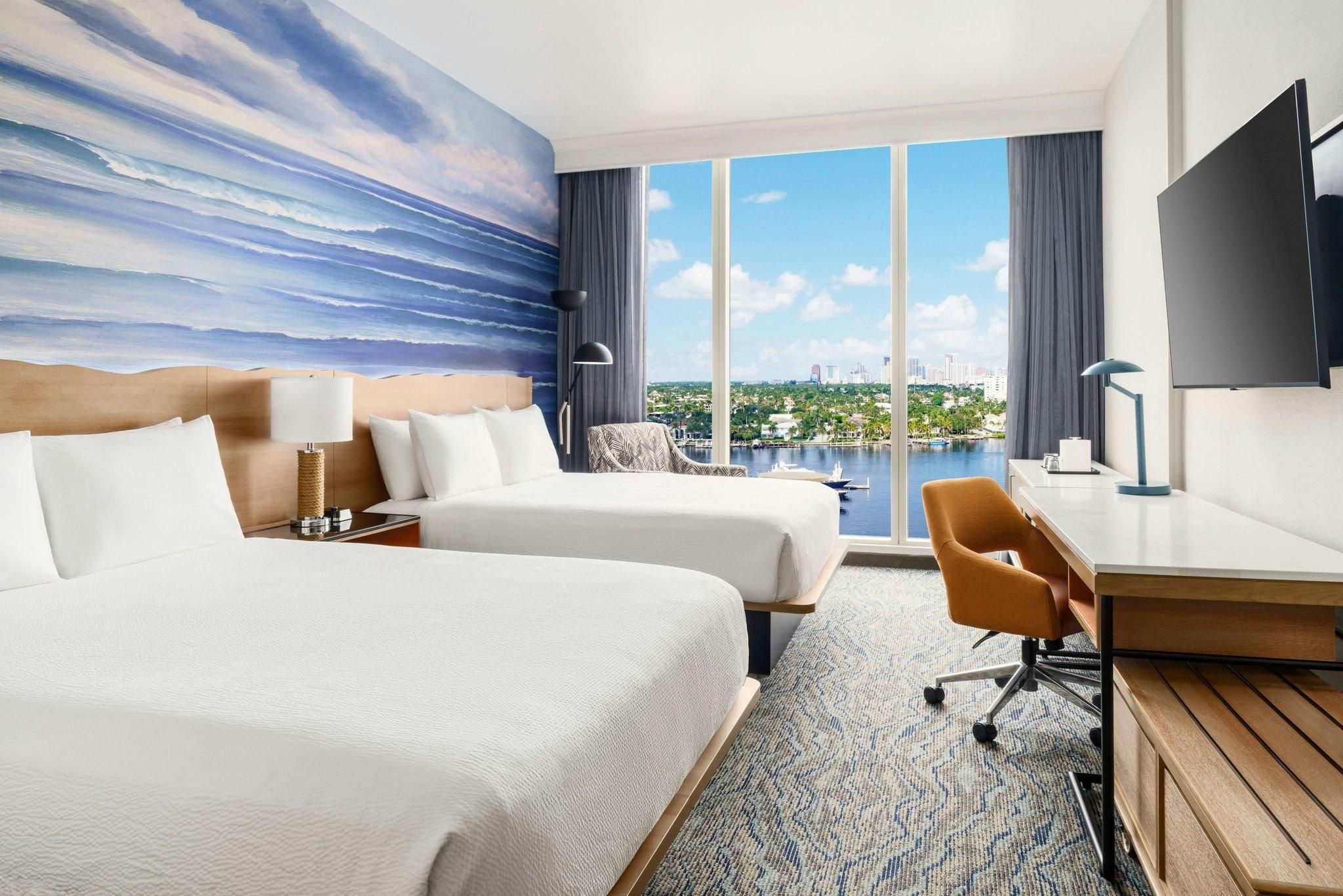Harbor View, Guest Room, 2 Queen, High Floor