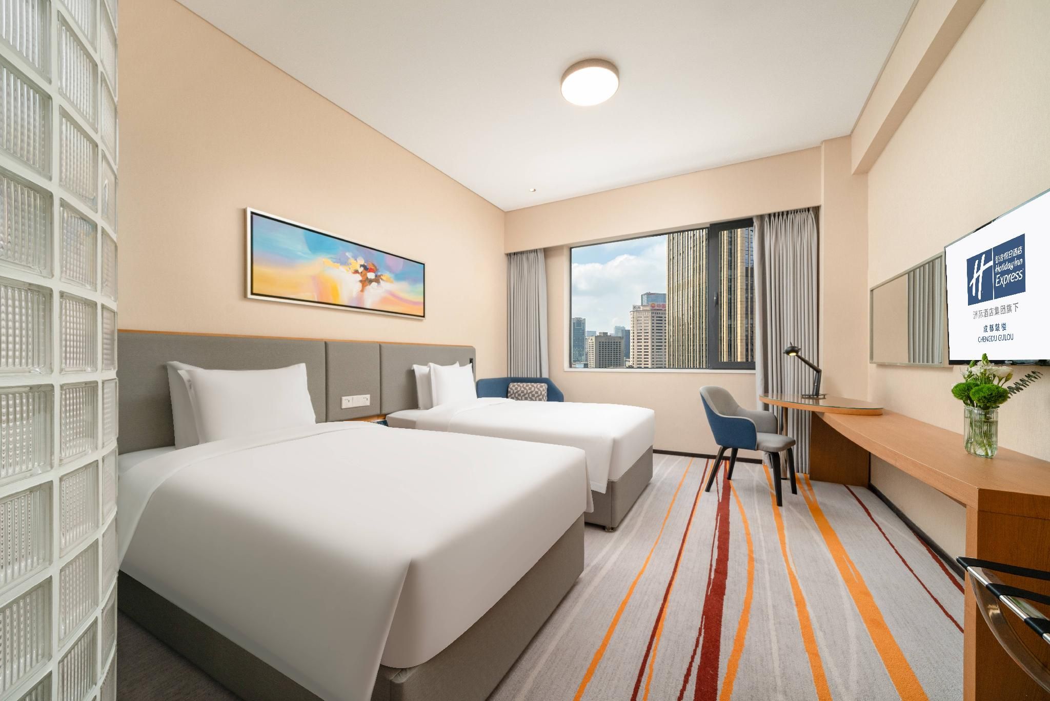 2 Twin Beds Standard High Floor