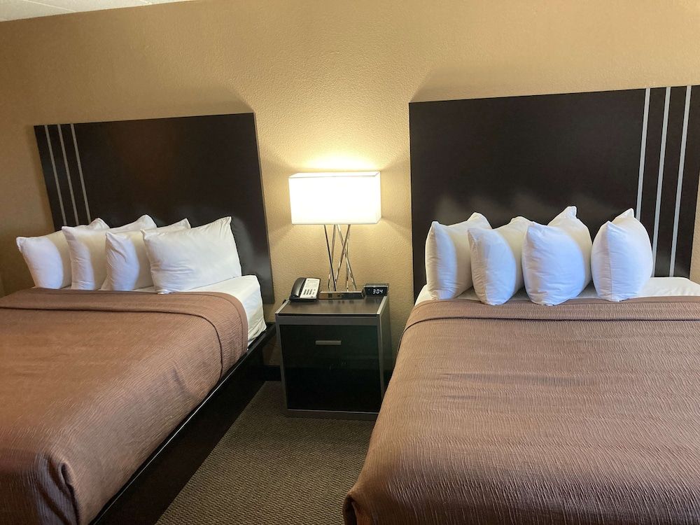 Standard Room, 2 Queen Beds, Non Smoking, Refrigerator & Microwave