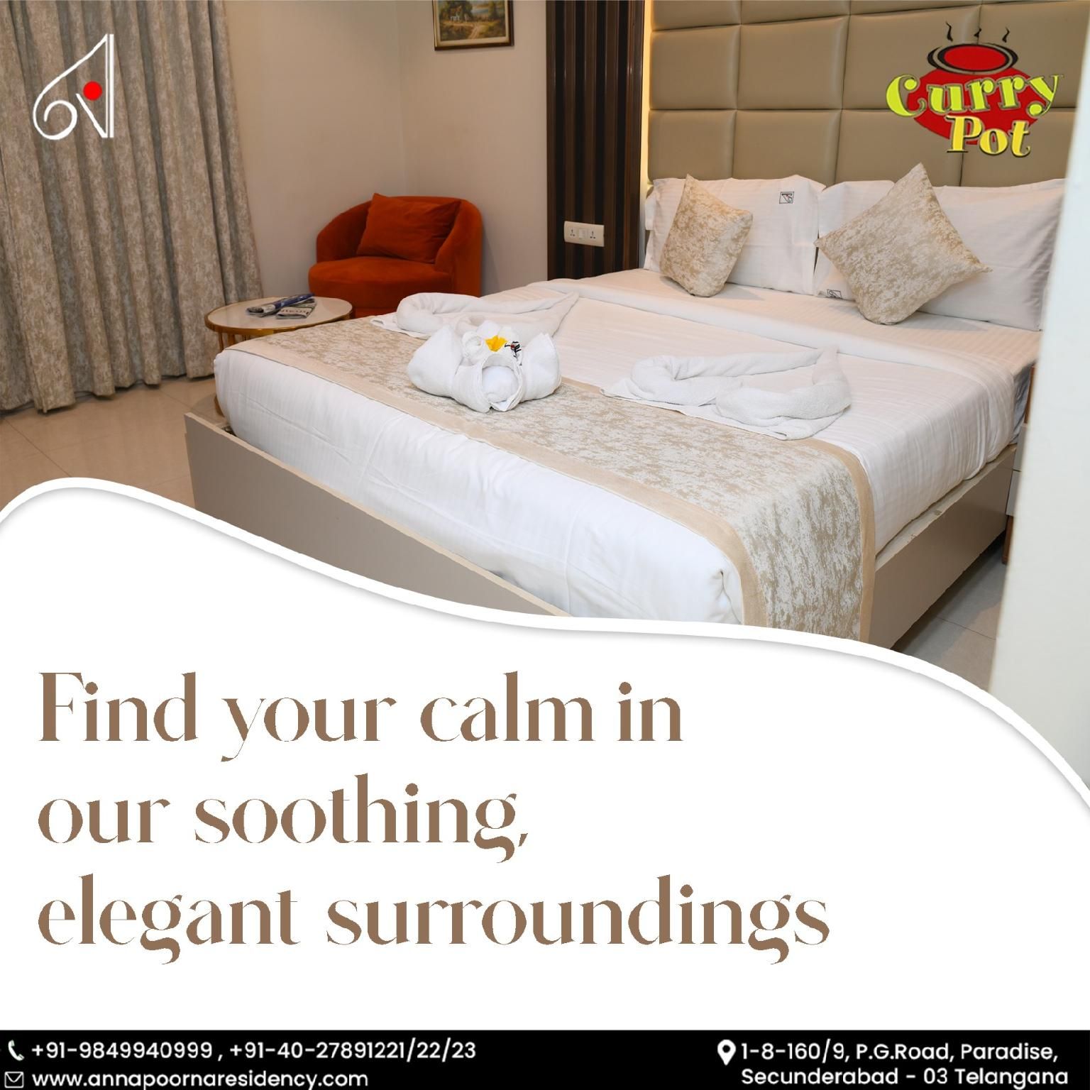 Hotel Annapoorna Residency Deluxe Room 13