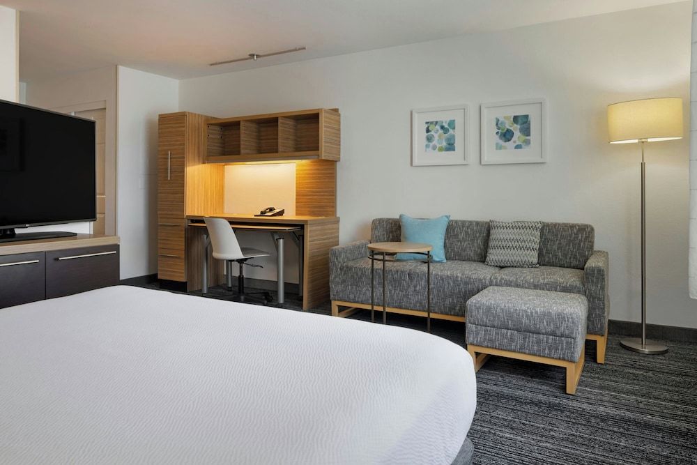 Studio, 1 Queen Bed with Sofa bed, Non Smoking (Mobility/Hearing Access, Roll-In Shwr)
