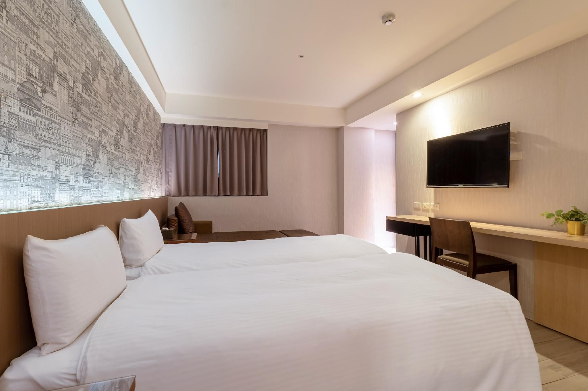 Guide Hotel Taipei Fuxing N. Standard Twin Room without Window 2