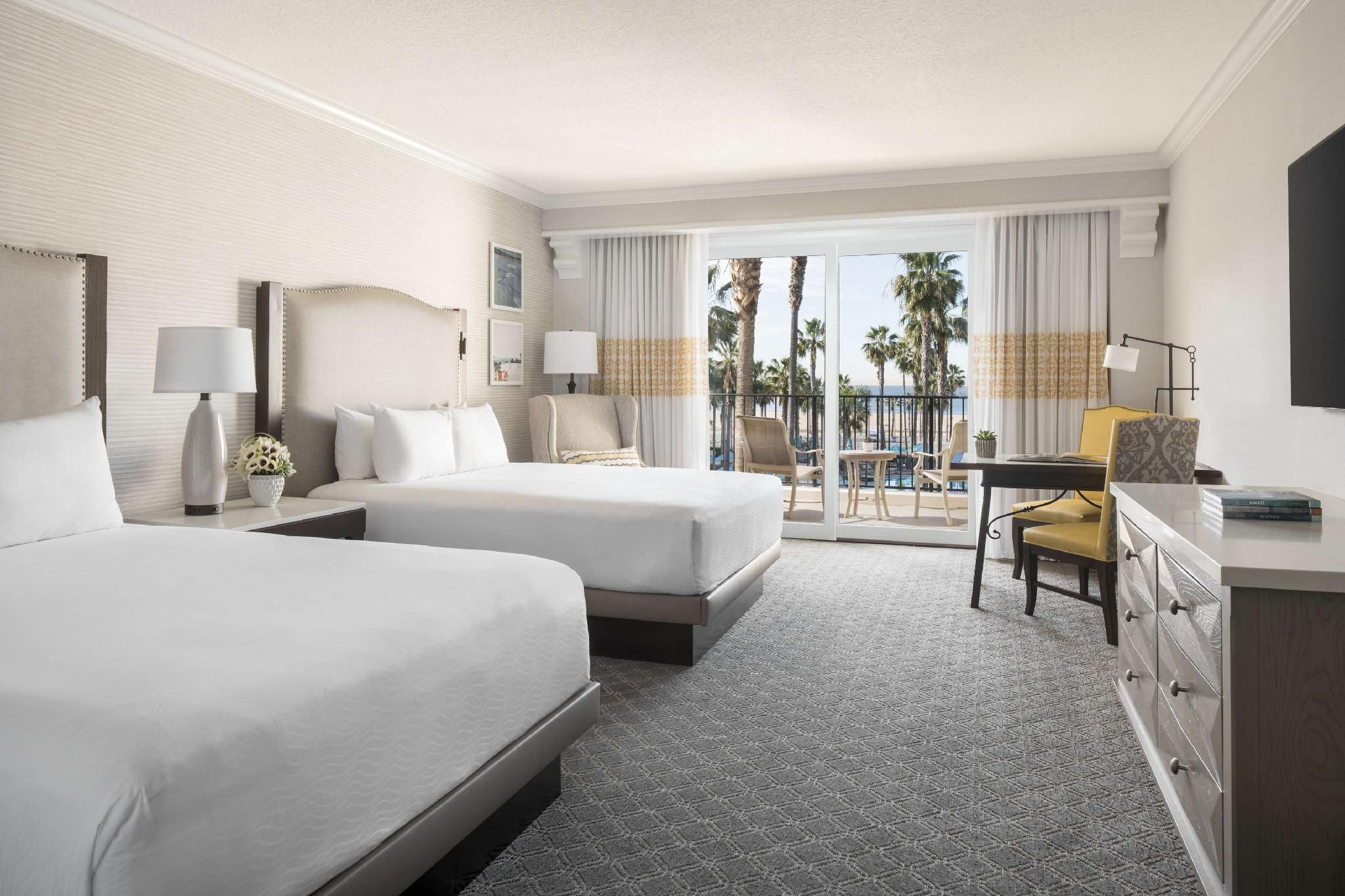 2 Queen Beds Partial Ocean View