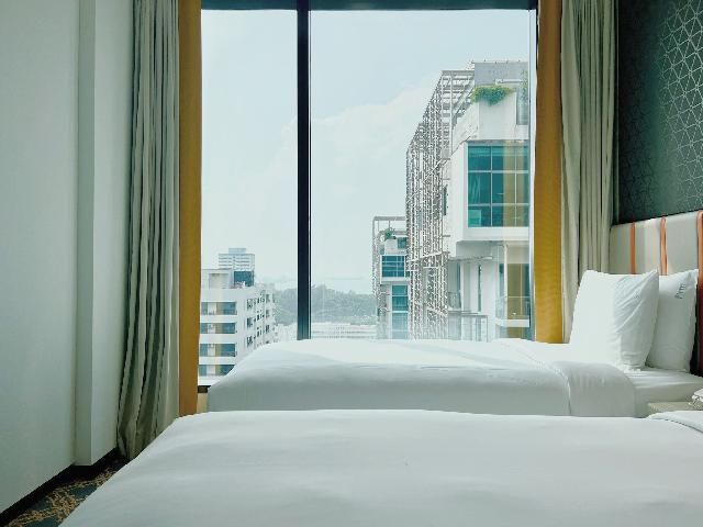 2 Single Standard High Floor Sea View Free Breakfast