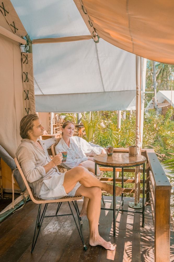 La Cocoteraie Ecolodge- Glamping Luxury Tent, 1 Bedroom, Private Bathroom 8