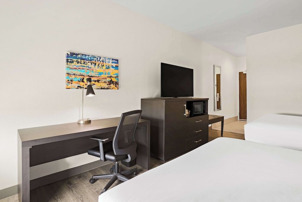 Standard Room, 2 Queen Beds, Non Smoking, Refrigerator & Microwave