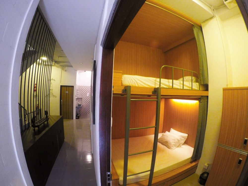 Double Bed in Dormitory Room