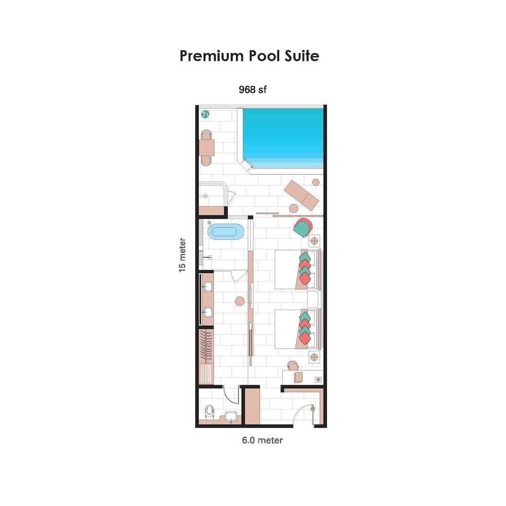 Room layout blue print