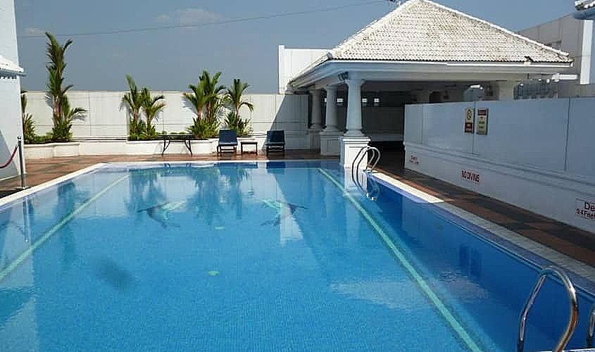 pool side view