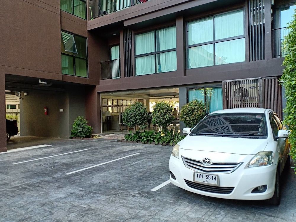 Outdoor banquet area