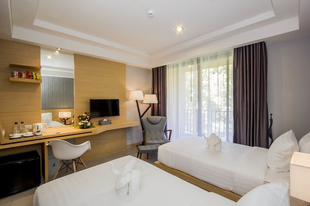 Apple A Day Resort Krabi Aonang Beach Deluxe Twin Room with Balcony 6