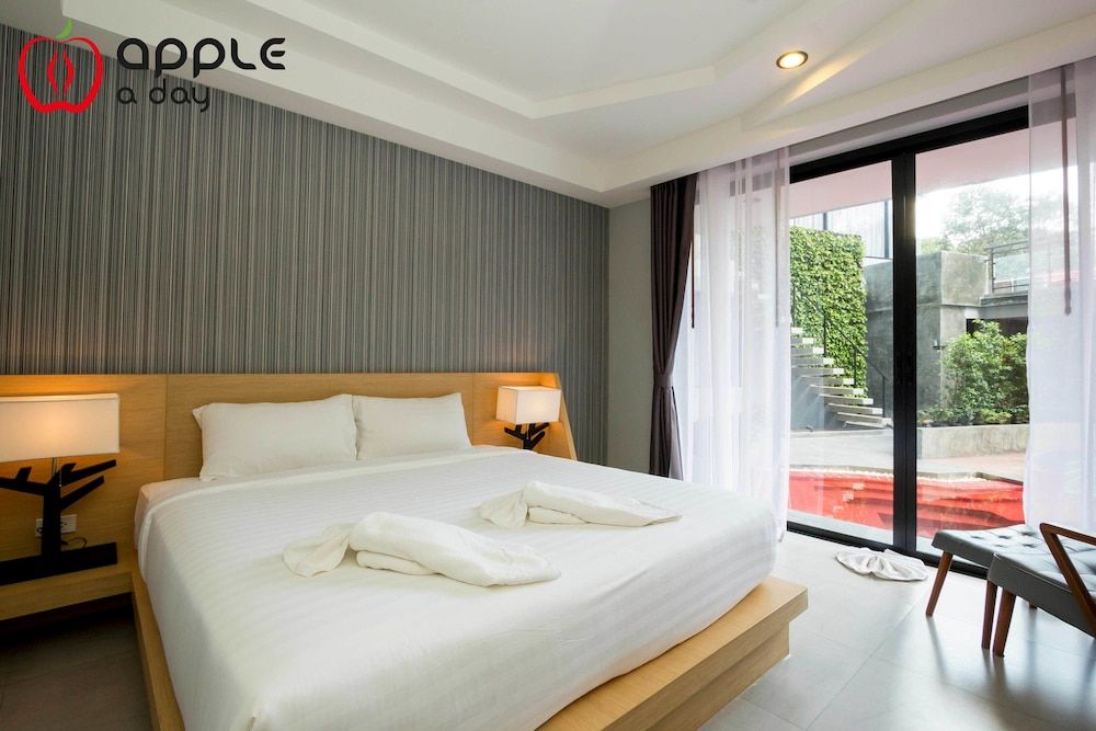 Apple A Day Resort Krabi Aonang Beach Deluxe Room, 1 Bedroom, Pool Access, Pool View 2