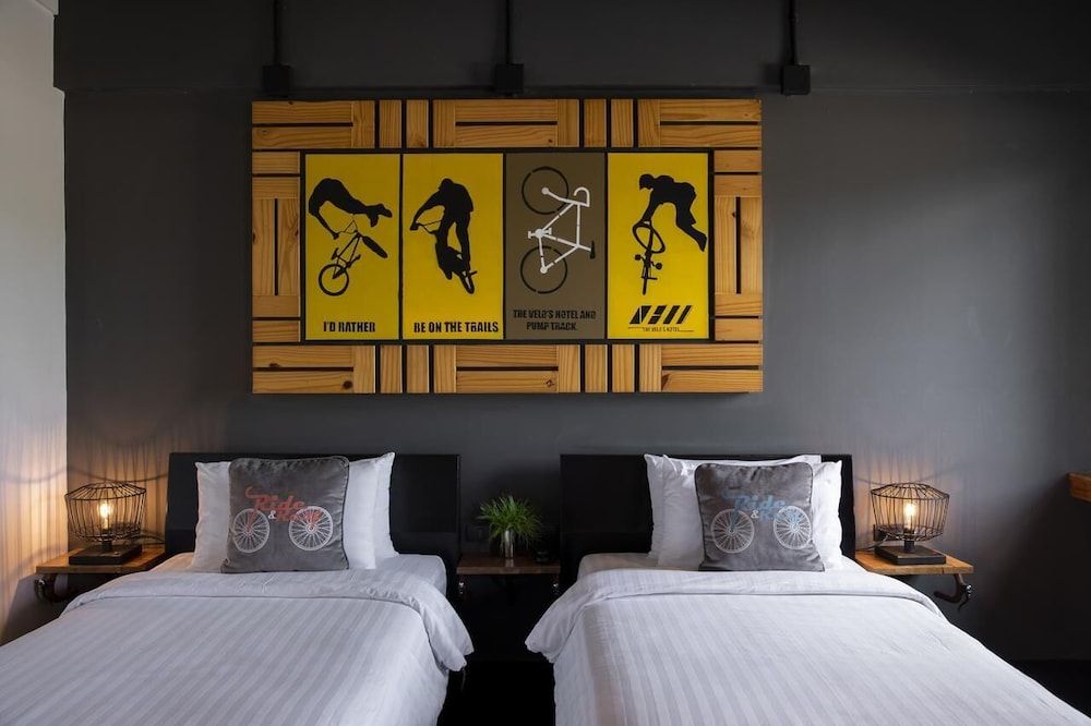 The VELO'S hotel and BMX Pump Track Standard Twin Room 2