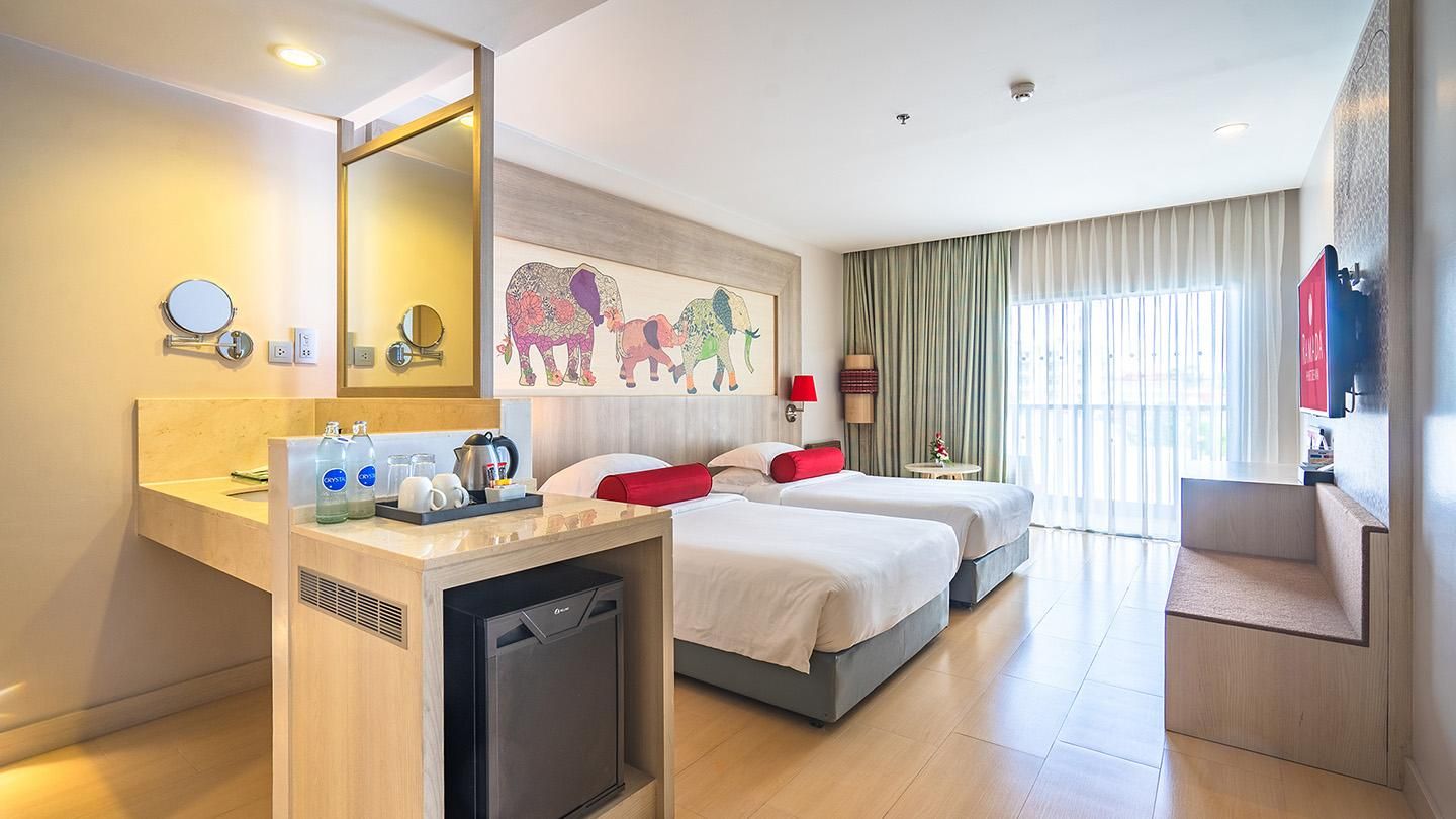 Deluxe Room, City View, 2 Twin Beds