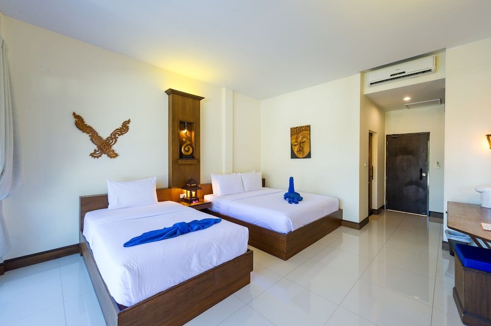 JR Siam Kata Resort Family Double Room, Multiple Beds, Pool View