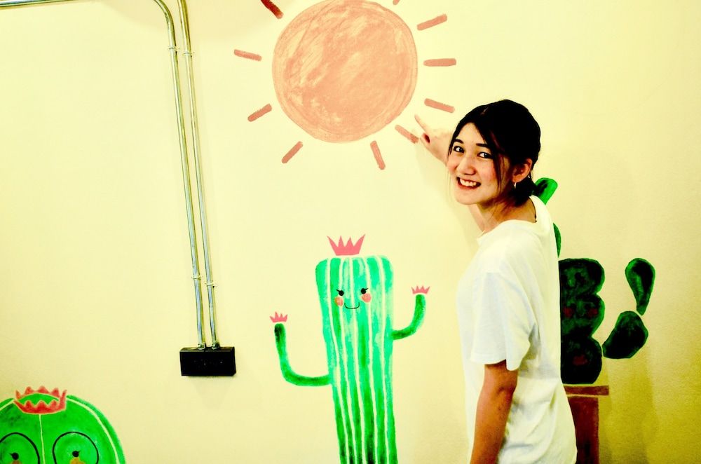 The Neighbor Hoot Hostel & Cafe Twin Deluxe room with private bathroom