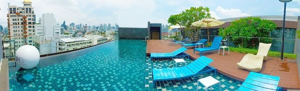 Rooftop pool
