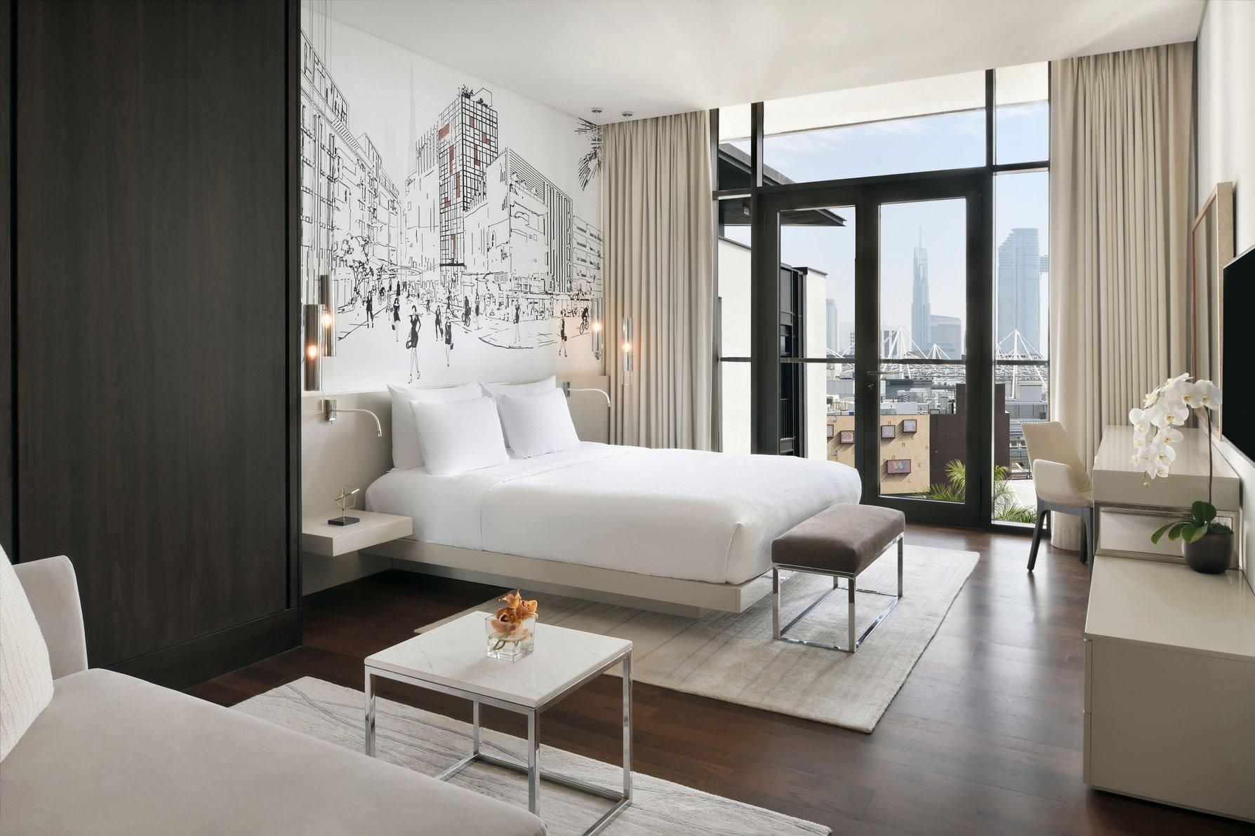 Premium Room, Guest room, 1 King, Burj Khalifa view
