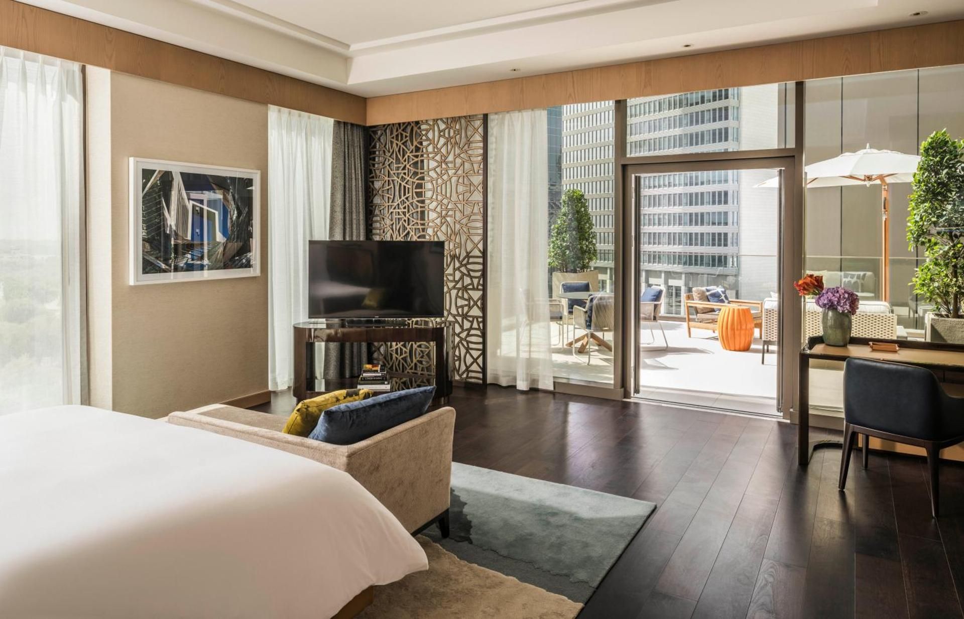 Terrace One Bedroom Suite king bed