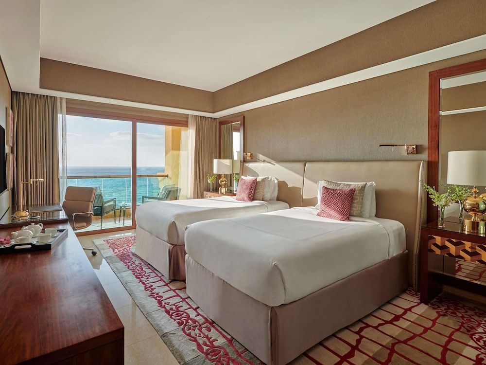 Deluxe Double Room, 2 Queen Beds, Sea View