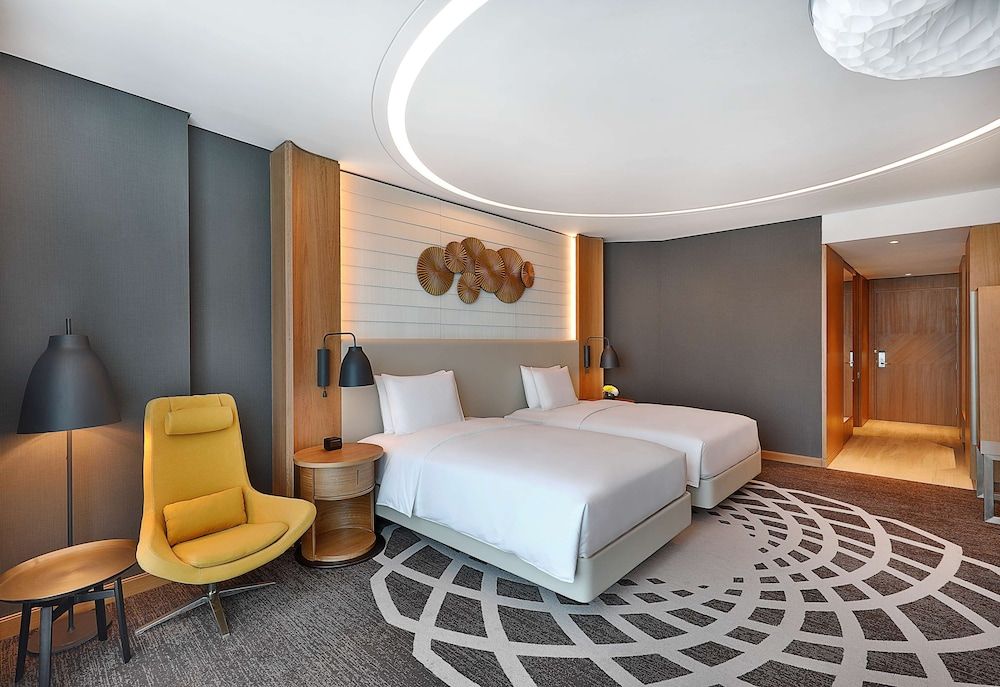 Two Double Beds Superior Room with view