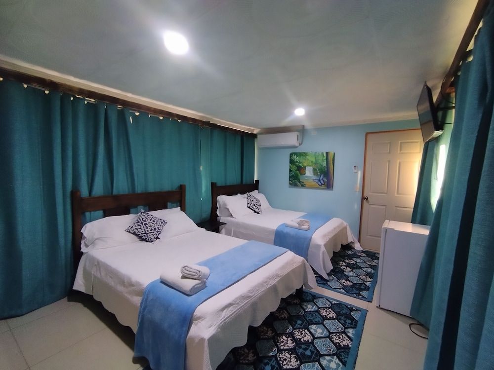Family Double Room, 2 Double Beds, Terrace, Pool View