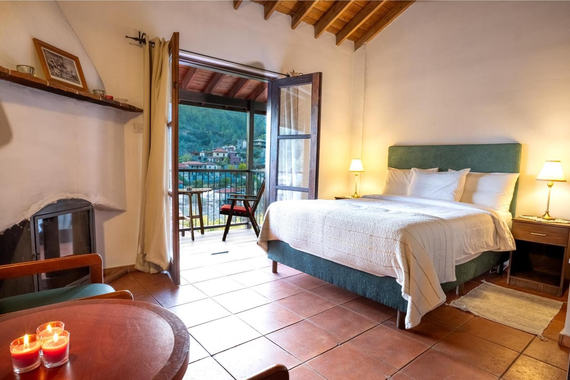 Superior Double Room with Fireplace & Spa Bath