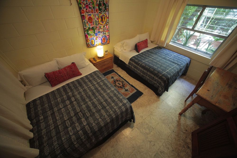Standard Double Room, 2 Double Beds, Shared Bathroom, Ground Floor