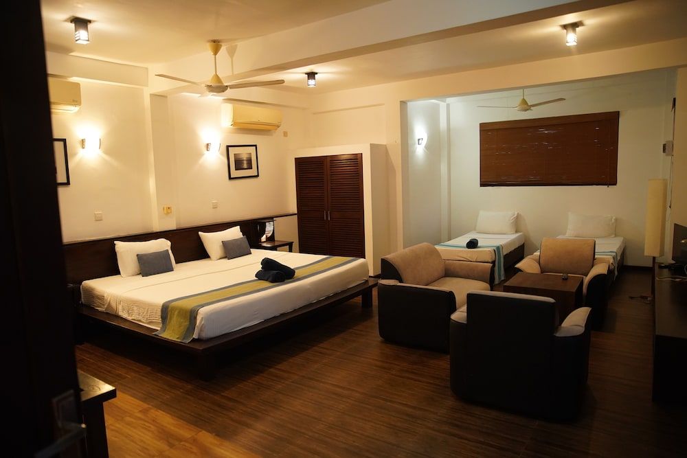 Family Apartment, 1 King Bed, Balcony, Pool View