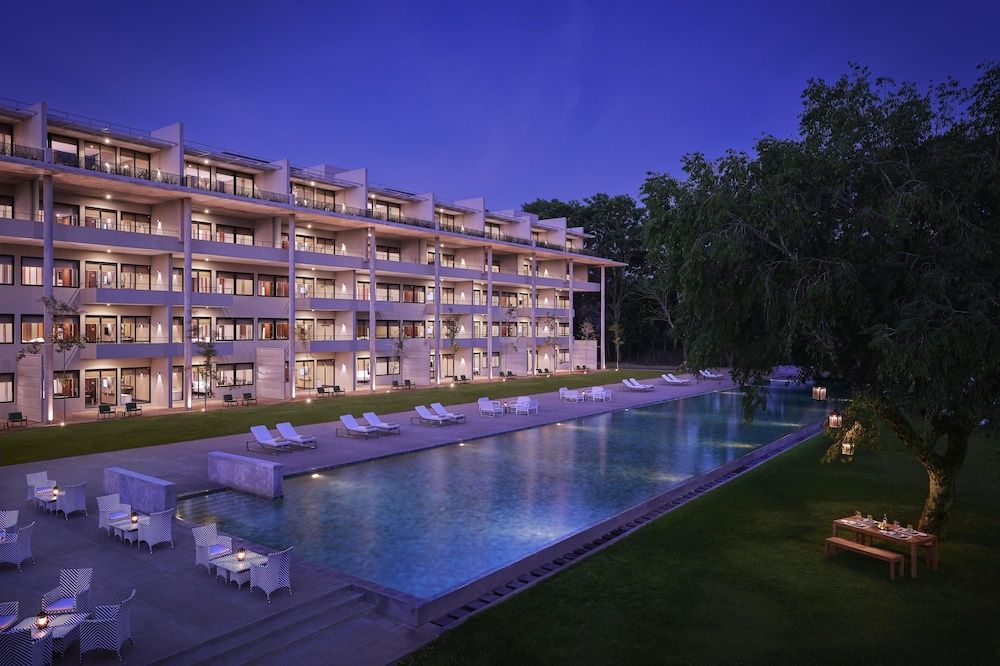 Front of property - evening/night