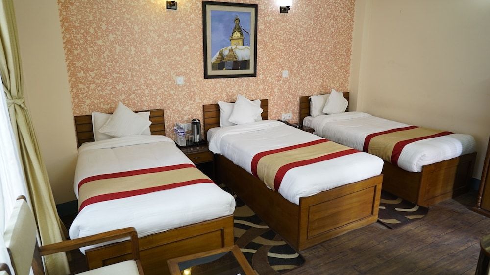 Kathmandu Garden Home Standard Triple Room, 3 Twin Beds, Non Smoking, Garden View 2