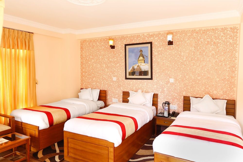 Kathmandu Garden Home Standard Triple Room, 3 Twin Beds, Non Smoking, Garden View