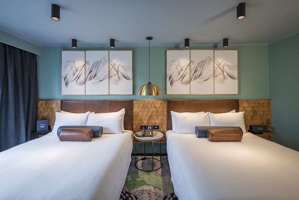 Naumi Auckland Airport Habitat Room 2 Queen Beds