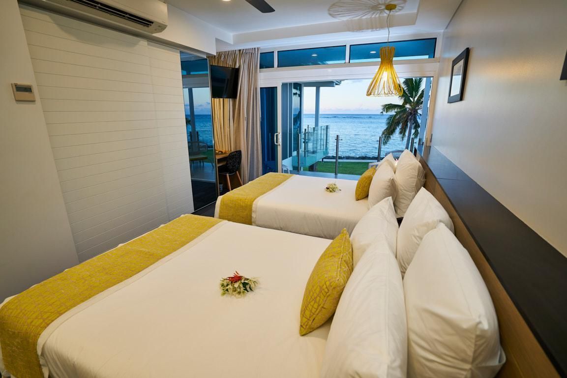 Deluxe Ocean View-2 Doubles with Breakfast