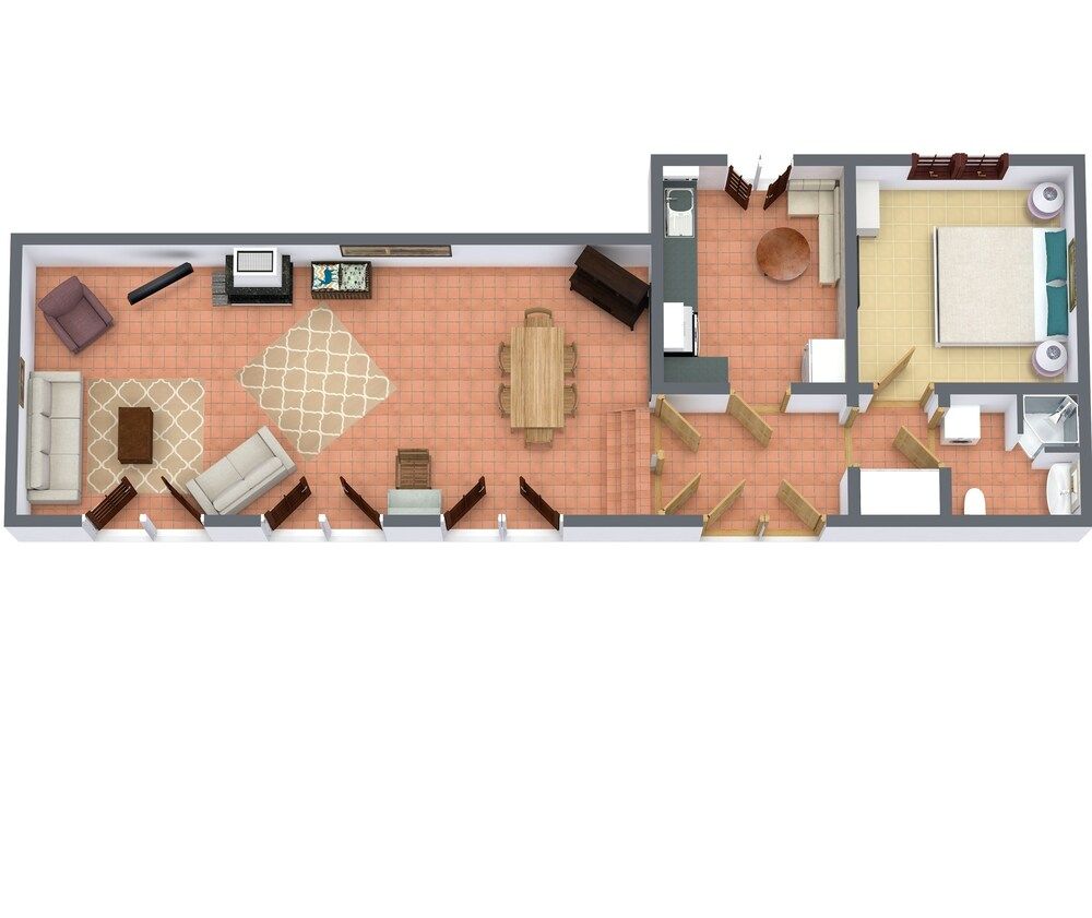 counts 65 Exclusive Apartment, 1 Bedroom, Fireplace, Garden Area 4