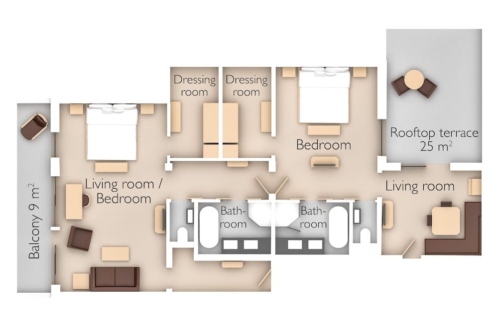 Interalpen-Hotel Tyrol GmbH Suite, 2 Bedrooms, 2 Bathrooms, Mountain View (Suite 2) 5