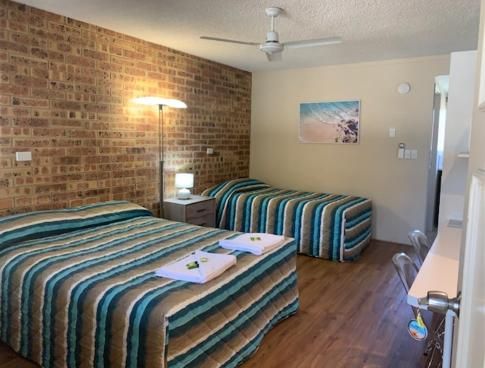 Queen and Single room Ground floor