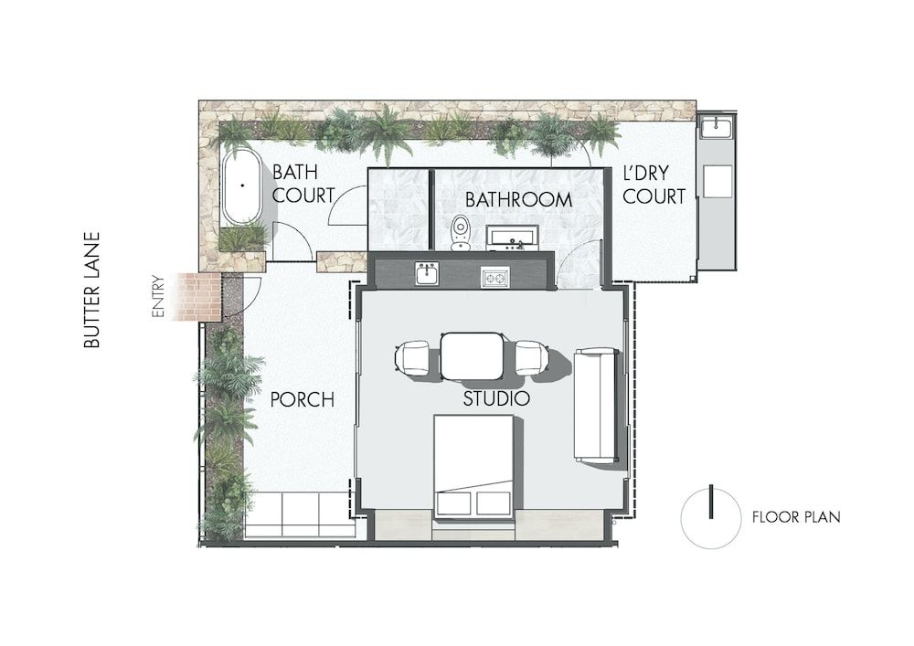Room layout blue print