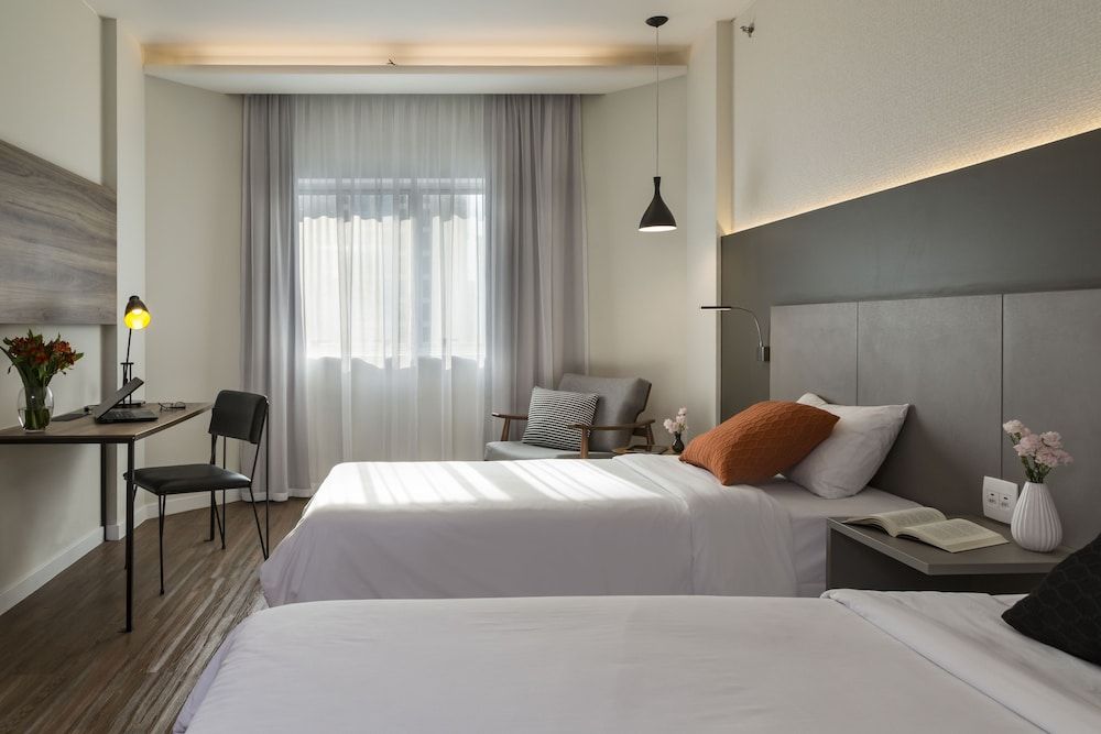 Intercity São Paulo Ibirapuera Standard Twin Room, 2 Twin Beds