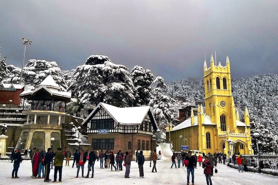 Nearby Place - The Ridge ,Christ Church ,The Mall Road ,Shimla