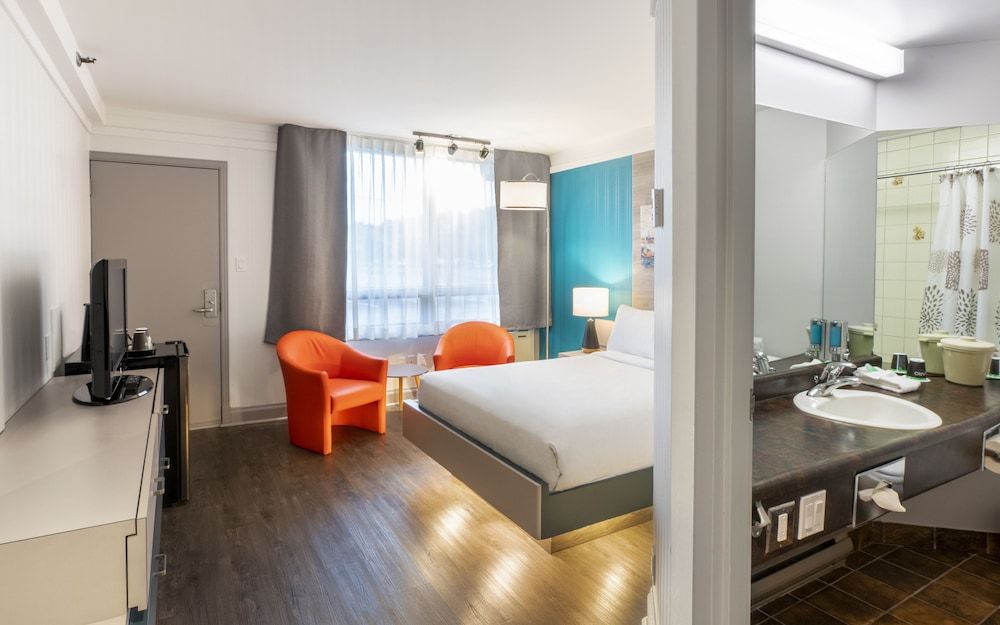 Hôtel Québec Inn par JARO Economy room, 1 Double bed - Exterior View 4