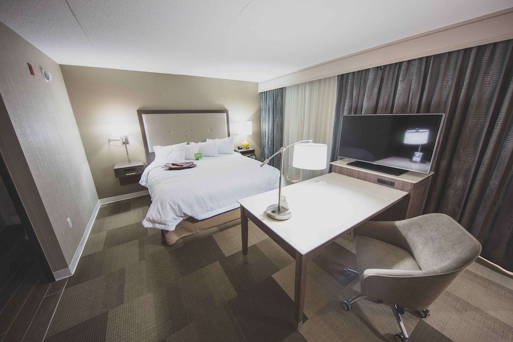 Room, 1 King Bed with Sofa bed, Refrigerator & Microwave
